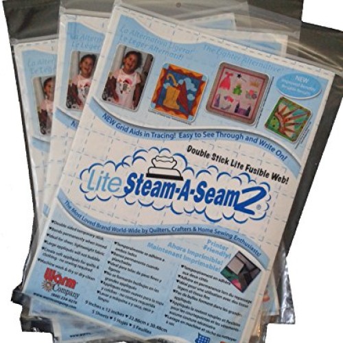 Warm Company 3-Pack Lite Steam A Seam 2 Double Stick Fusible Web...