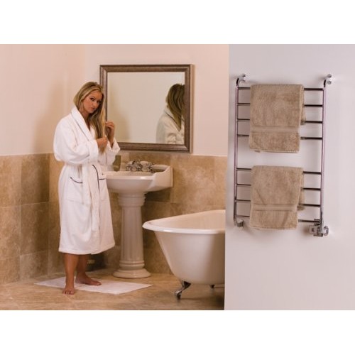 Warmrails HW/SW Kensington Wall Mounted Towel Warmer, 39.5-Inch, N...