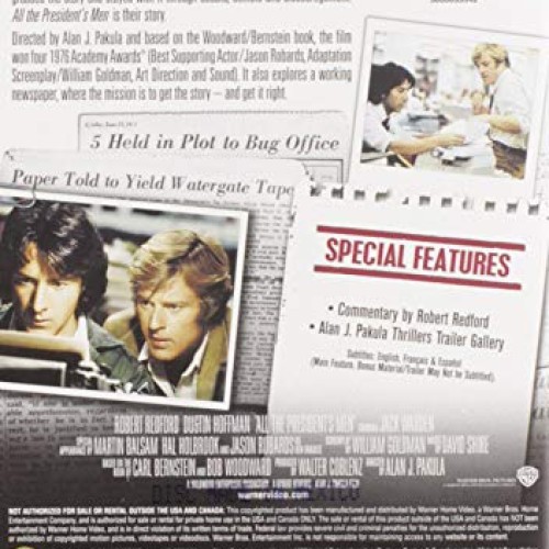 All The Presidents Men DVD Rpkg