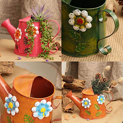 WATERING CAN Gardening Metal Watering Indoor Iron Cute Small Decor...