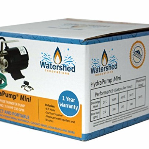 HydraPump Mini - 115-volt 1/10th HP 330 GPH Portable Transfer Wate...