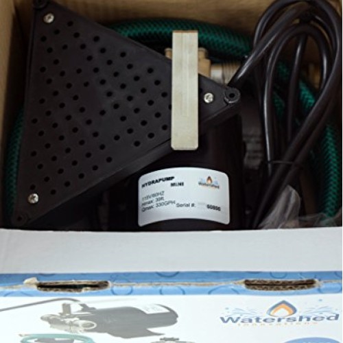 HydraPump Mini - 115-volt 1/10th HP 330 GPH Portable Transfer Wate...