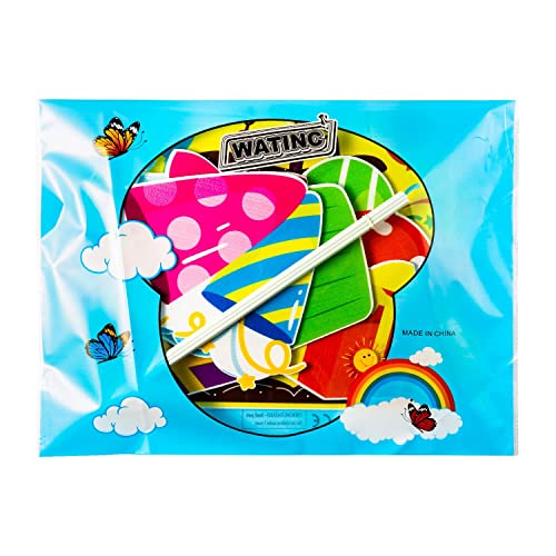 WATINC Set of 5 Happy Birthday Yard Signs with Plastic Stakes Birt...