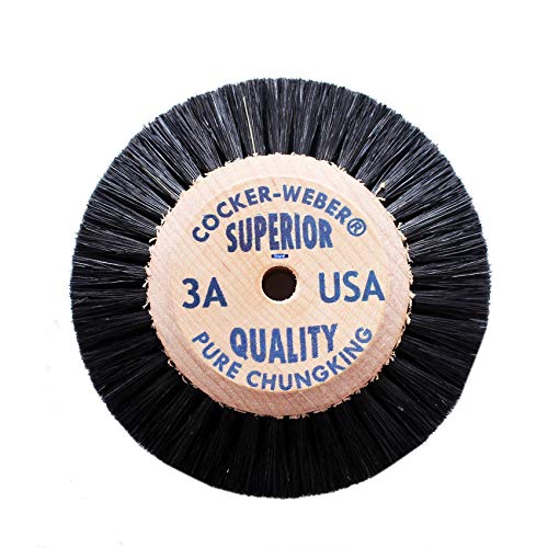 Wood Hub Rotary Wheel Bristle Brush #3A Jewelry Dental Cleaning De...