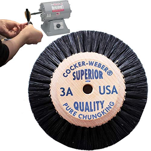 Wood Hub Rotary Wheel Bristle Brush #3A Jewelry Dental Cleaning De...