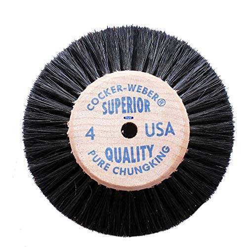 Wood Hub Rotary Wheel Bristle Brush #4 Jewelry Dental Cleaning Deb...