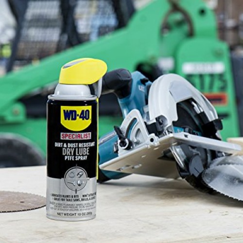 WD-40 Specialist Dirt & Dust Resistant Dry Lube PTFE Spray with SM...