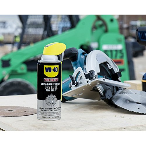WD-40 Specialist Dirt & Dust Resistant Dry Lube PTFE Spray with SM...