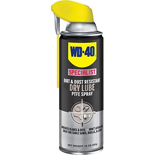 WD-40 Specialist Dirt & Dust Resistant Dry Lube PTFE Spray with SM...