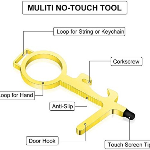 Anti Touch Door Opener 4 Pack,Upgraded Heavy-duty Reusable Stylus ...