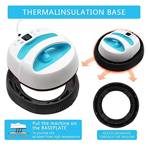 Weanas Easy Heat Press Machine for T Shirts Portable 12×10 Hand ...