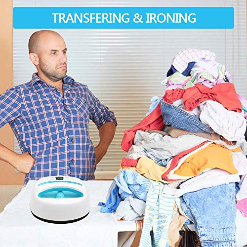 Weanas Easy Heat Press Machine for T Shirts Portable 12×10 Hand ...