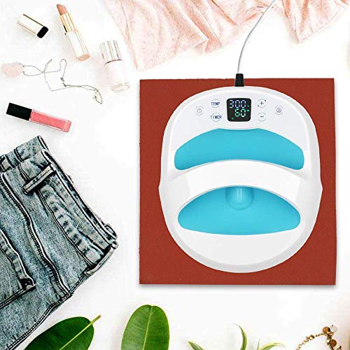 Weanas Easy Heat Press Machine for T Shirts Portable 12×10 Hand ...