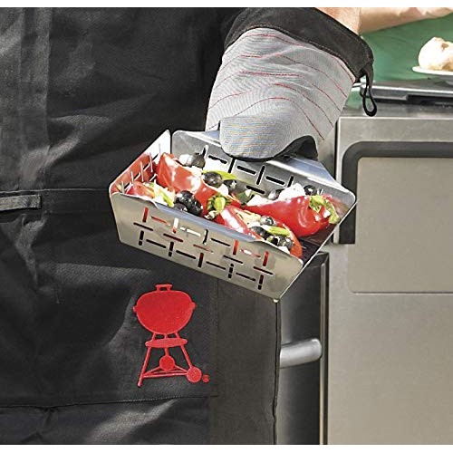 Weber 6481 Small Stainless Steel Vegetable Basket