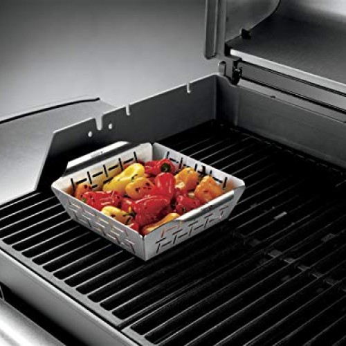Weber 6481 Small Stainless Steel Vegetable Basket