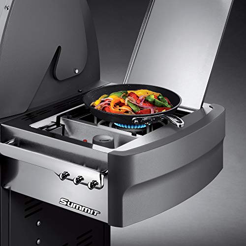 Weber 7470001 Summit S-670 6-Burner Natural Gas Grill, Stainless S...