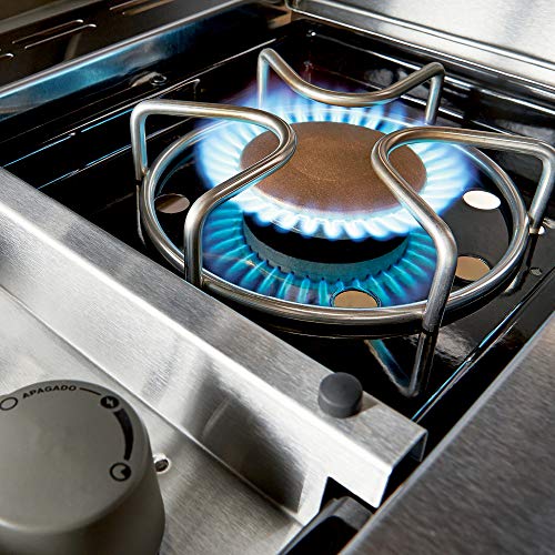 Weber 7470001 Summit S-670 6-Burner Natural Gas Grill, Stainless S...