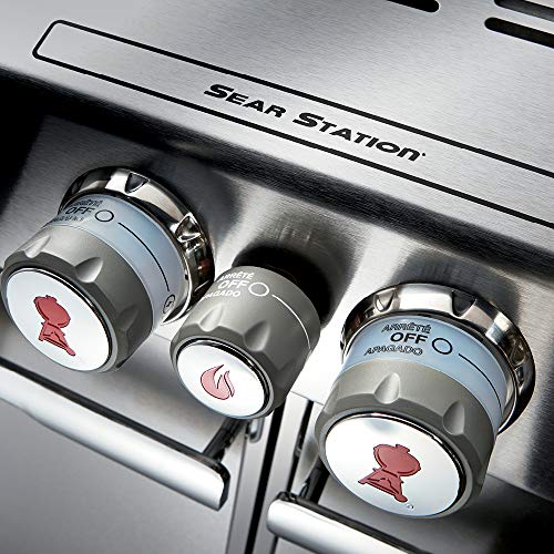 Weber 7470001 Summit S-670 6-Burner Natural Gas Grill, Stainless S...