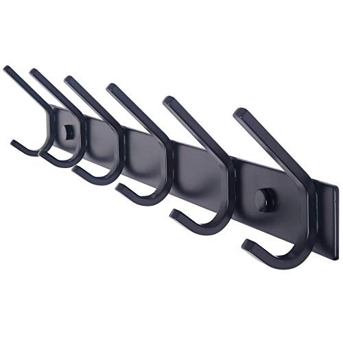 WEBI Coat Rack Wall Mounted,17-1/8 Inch Coat Hooks for Hanging Coa...