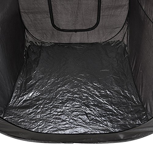 WeChef Sunless Spray Black Pop Up Tent Over Tanning Booth for Airb...