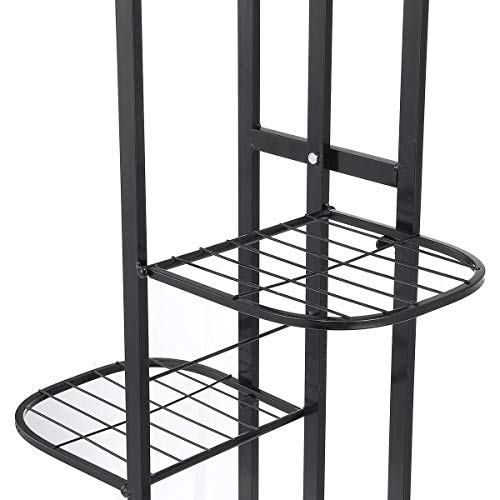 Flower Plant Stand Indoor 5 Tier Metal Plant Stand Flower Pots Sta...