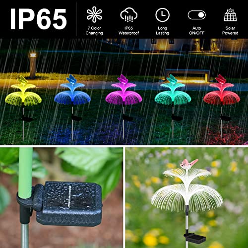 Weepong Solar Garden Lights Waterproof Newest Solar Outdoor Lights...