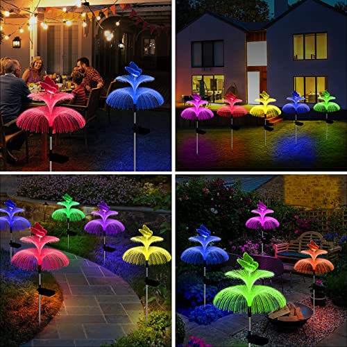 Weepong Solar Garden Lights Waterproof Newest Solar Outdoor Lights...