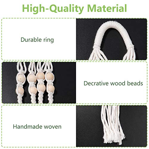 Plant Hangers Indoor, Macrame Plant Hanger with Pot Included and 3...