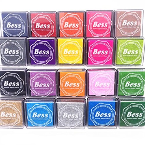 Craft Ink Pad Stamps Partner DIY Color,20 Color Ink Pad for Stamps...