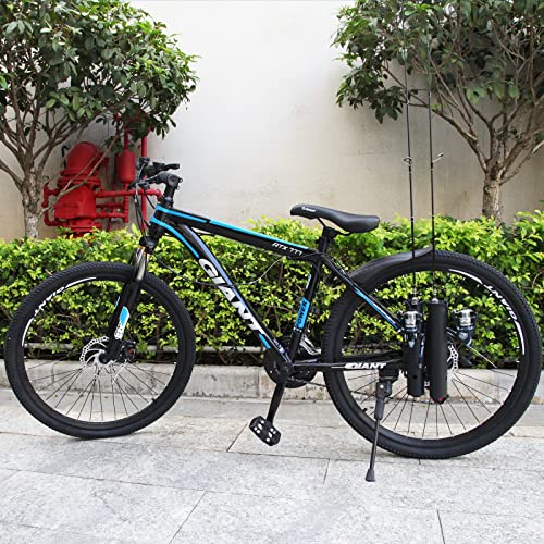 Fishing Rod Holder, Secures Fishing Pole to Bicycle,2 Tubes Rod Ho...