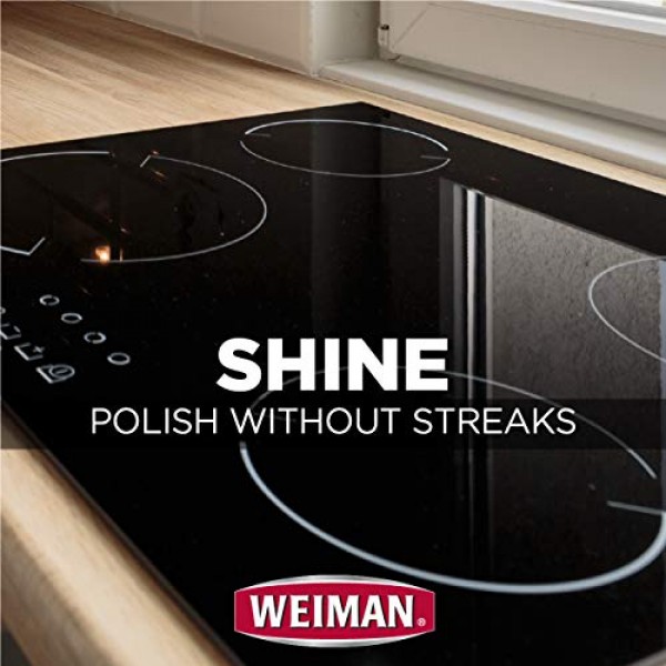 Weiman Cooktop and Stove Top Cleaner Kit - Glass Cook Top Cleaner ...