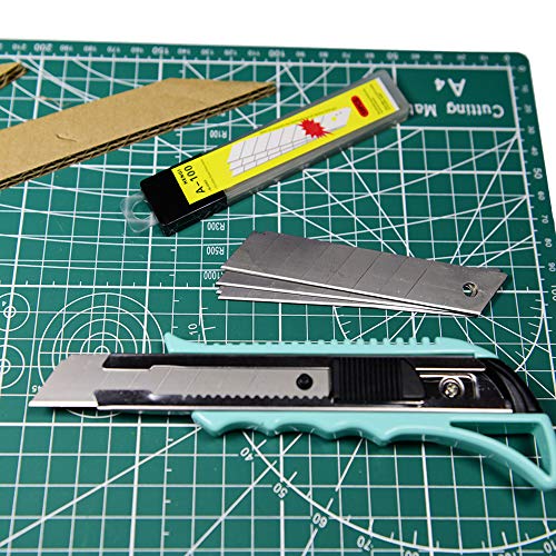 WEKOIL Utility Knives Retractable Box Cutter Blue,18mm Wide Snap O...