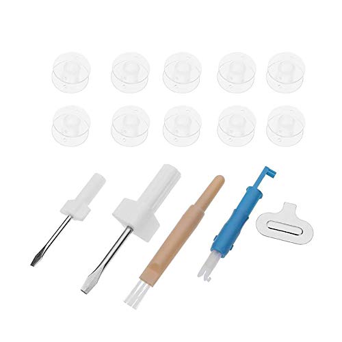 15Pcs/Set Sewing Tool Set Multi Functional Threader Shuttle Core N...
