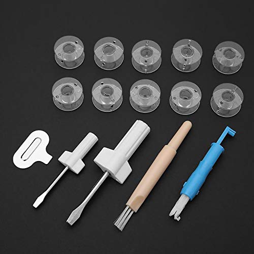 15Pcs/Set Sewing Tool Set Multi Functional Threader Shuttle Core N...