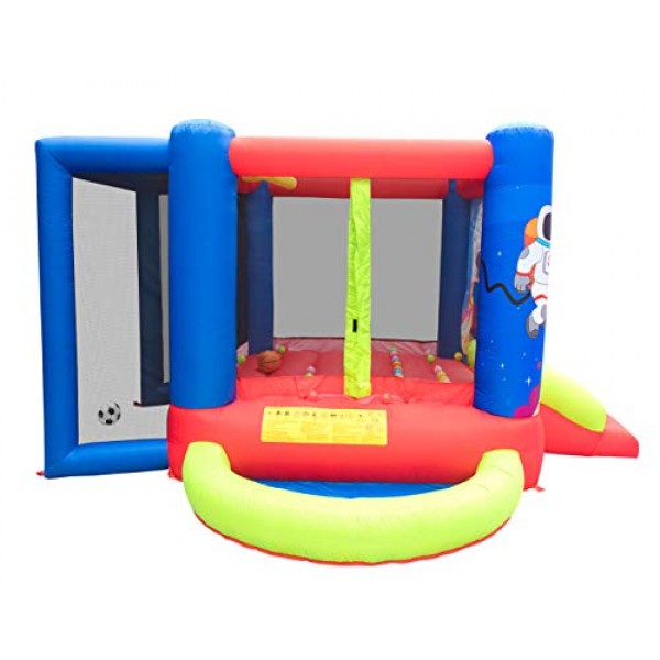 WELLFUNTIME Inflatable Bounce House with Slide, Jumping Castle wit...