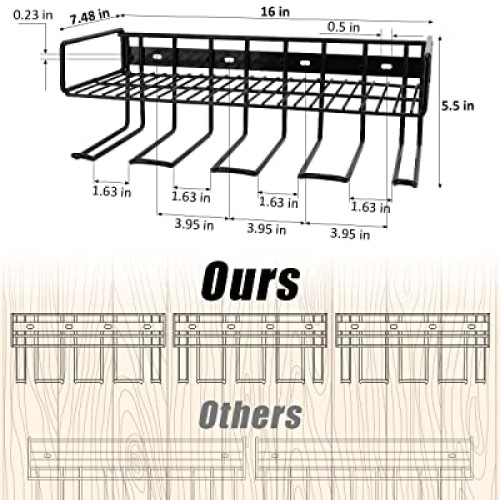 WellMall Tool Storage Organizer Holder - Wall Mount Style for Powe...