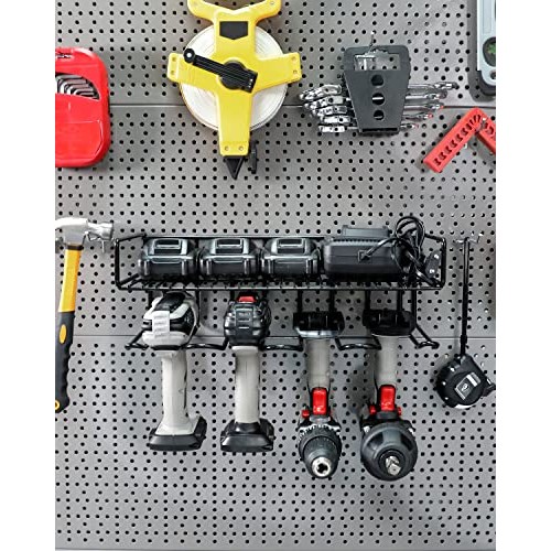 WellMall Tool Storage Organizer Holder - Wall Mount Style for Powe...