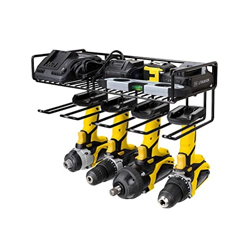 WellMall Tool Storage Organizer Holder - Wall Mount Style for Powe...