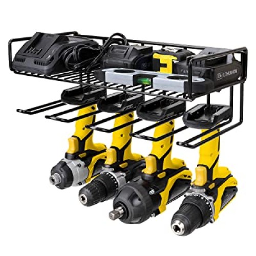 WellMall Tool Storage Organizer Holder - Wall Mount Style for Powe...