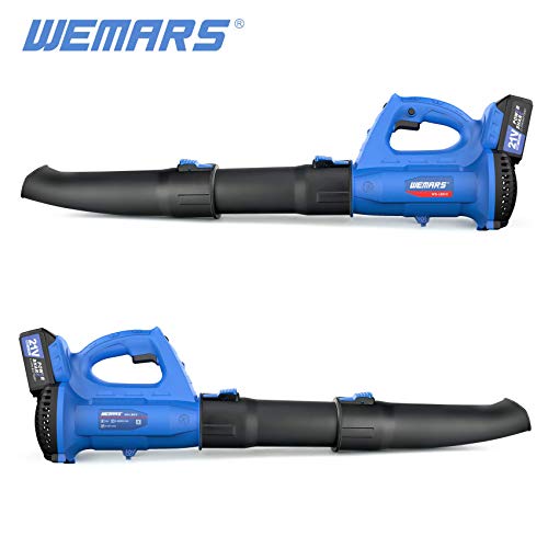 WEMARS Leaf Blower Cordless Leaf Blower Electric Handheld Powerful...