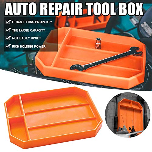 Wendysy Flexible Tool Tray, Silicone Tool Storage Tray Non-Slip Ha...