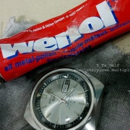 Lot of 4 Tubes Red Wenol Metal Cleaner/Polish German Stainless Cop...