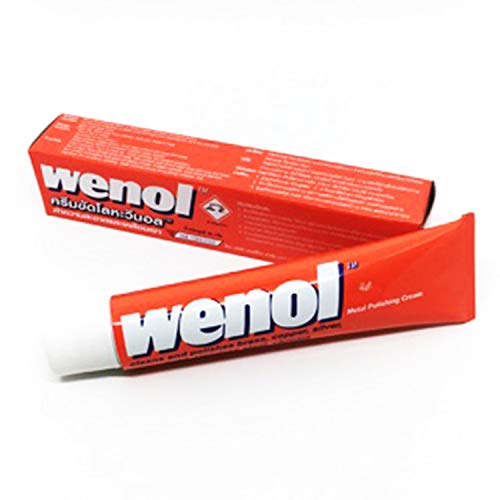 Wenol Metal Polishing Cream Cleaner Bress Copper Silver Gold Stain...