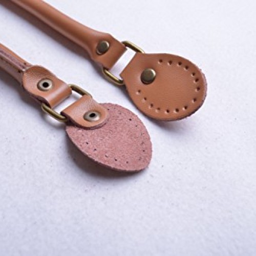 WENTO Pair 23.6 Inches Purses Straps,Cowhide Leather Purse Handles...