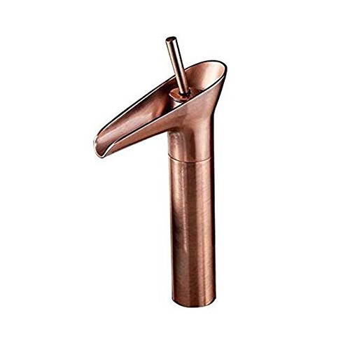 Automatic,Change,Pressure,Power,Stainless,Tap Red Copper Waterfall...