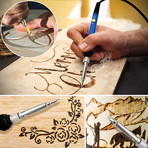 Wood Burning Kit 95pcs, West Bay Soldering Pyrography Pen with Adj...