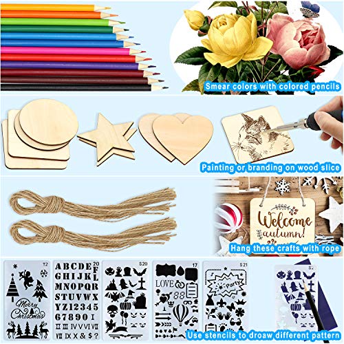 Wood Burning Kit 95pcs, West Bay Soldering Pyrography Pen with Adj...
