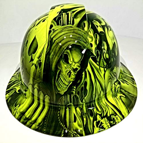 Wet Works Imaging Customized Pyramex Full Brim Hydro Dipped in Gre...
