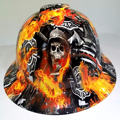 Wet Works Imaging Customized Pyramex Full Brim Hydro Dipped in Fir...