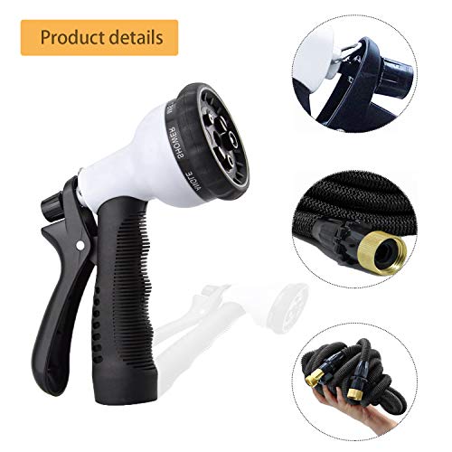 Garden Hose Expandable Collapsible Car Water Hose, Super Durable 3...